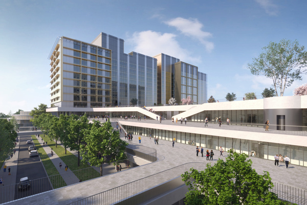 Michel Rémon & Associés - TRENDS TENDANCES - Large-scale renovation and extension project for Belgium's major teaching hospital