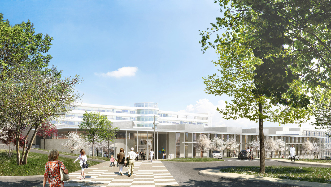 Michel Rémon & Associés - Le Mans Hospital opens its new hospital building